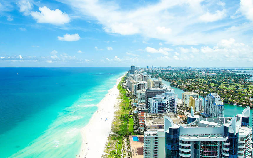 Round-trip flights from Vienna to Miami for just 224 € 
