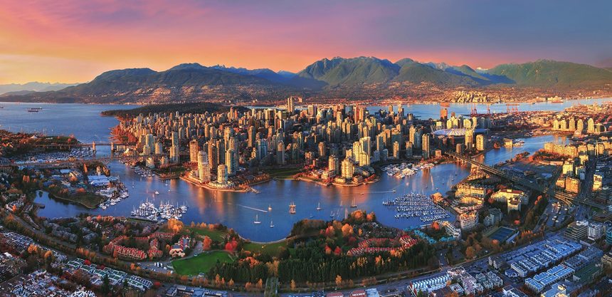 Direct return flights from Paris to Vancouver for just 374 € 