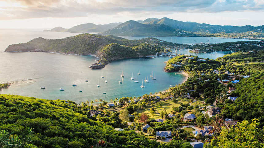 Direct return flights from London to Antigua from just 383 £