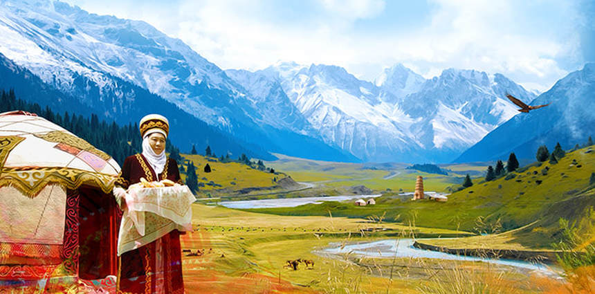 Round-trip flights from Minsk to Bishkek, Kyrgyzstan for 221 € 