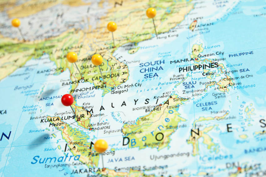 Return flights from London to South-East Asia from just 281 £