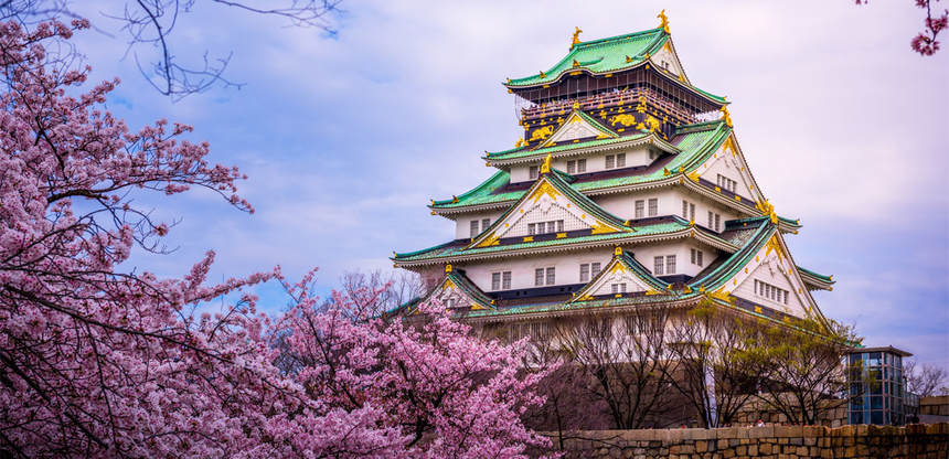 Round-trip flights from Basel to Osaka, Japan for just 369 € 