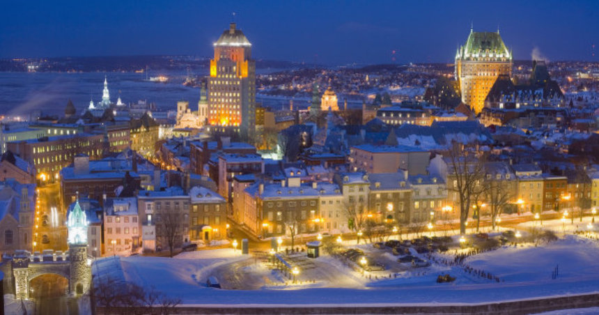 Round-trip flights from Vienna to Quebec City, Canada for just 307 €