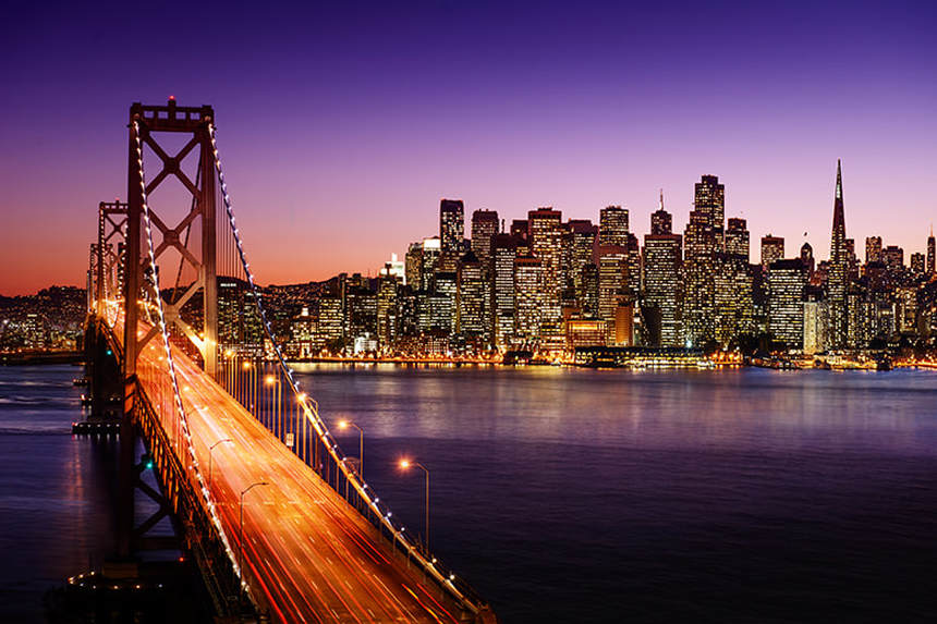 Return flights from Glasgow to San Francisco for just 314 £