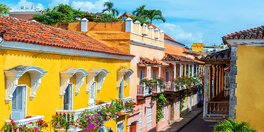 Round-trip flights from Barcelona to Cartagena, Colombia for only 487 €